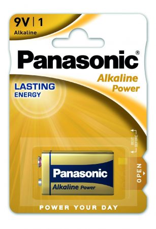 PANASONIC POWER 6LR61 BLI 1 ALKALINE (6LR61REB/1BP) | Фото 1