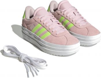 Кросівки для девочек Adidas Vl Court Bold JI1017 38 2/3 (5,5 UK) рожеві (4067904372677) | Фото 8