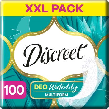 Купить средство женской гигиены Прокладки щоденні DISCREET Deo Water Lily 100 шт | Фото 1