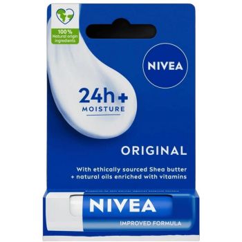 Бальзам для губ NIVEA lip care Original 4,8 г (4006000002057) | Фото 15