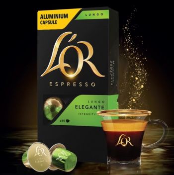 Кава L`OR капсули Lungo Elegante, 100% арабіка , 10шт, Nespresso (8711000360552) | Фото 10