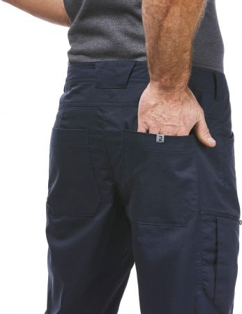 Штани чоловічі для туризму Quechua NH500 прямий крій 8732699 XL/2XL сині (4469349_Quechua) | Фото 8