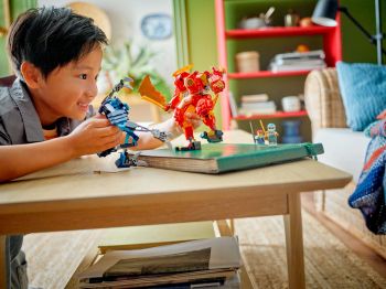 Купить конструктор Конструктор LEGO NINJAGO Робот вогняної стихії Кая (71808) | Фото 5