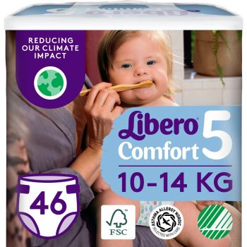 Підгузки LIBERO Comfort 5 (10-14 кг), 46 шт (7322541756936) | Фото 1