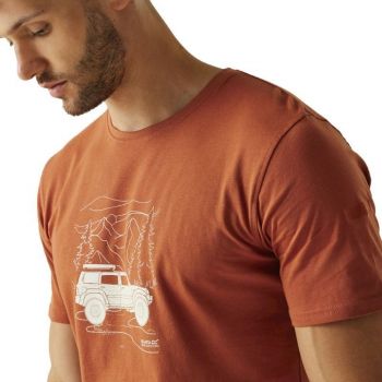 Футболка чоловіча Regatta ClineIX RMT296-V2Q S помаранчева (5063516005988) | Фото 2