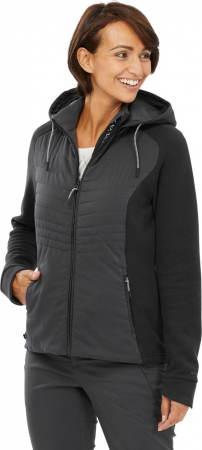 Кофта жіноча для туризму Quechua NH500 Hybrid 8664870 2XL чорна (4433709_Quechua) Кофта жіноча для туризму Quechua NH500 Hybrid 8664870 2XL чорна (4433709_Quechua) | Фото 2