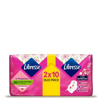 Прокладки гігієнічні LIBRESSE Ultra Normal Wing AloeVera&Camomile 20 шт (7322540344011) | Фото 3