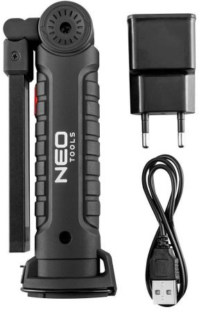 NEO, 2 в 1, USB, 1200мАч, 3.7 Li-ion, 3Вт, 200 люмен, LEDCOB, 5 функций освещения, складывает (99-04 | Фото 3