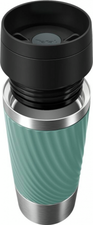 Термочашка Tefal Travel Mug Classic Twist, 360мл, зелений (N2024310) | Фото 3