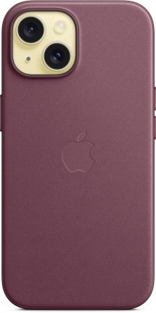 Чохол APPLE для iPhone 15 FineWoven Case with MagSafe Mulberry (MT3E3ZM/A) | Фото 5