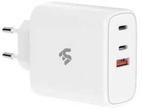 2Е Wall Charger GaN USB-C PD3.0 Dual, QC3.0, Max 65W, white (2E-WC3USB65W-W) | Фото 2