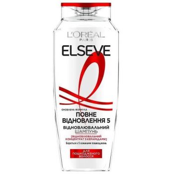 Шампунь L'oreal Paris Elseve п повне відновлення 5 для пошкодженого волосся 250 мл (3600524217112) | Фото 1