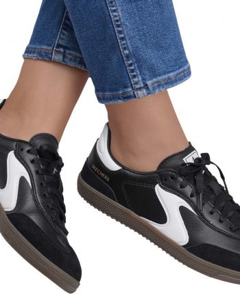 Кеди низькі жіночі Skechers Hotshot - Kickoff 185232 BKW 37 (7 US) чорні (KW9183-70 ) Кеди низькі жіночі Skechers Hotshot - Kickoff 185232 BKW 37 (7 US) чорні (KW9183-70 ) | Фото 6