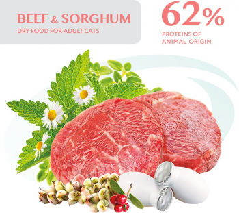 Сухий корм Optimeal для стерилізованих кішок з яловичиною та сорго 4кг (B1841401) | Фото 9