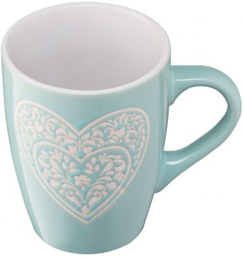 ARDESTO Heart, 330 мл, блакитна, кераміка (AR3467BL) ARDESTO Heart, 330 мл, блакитна, кераміка (AR3467BL) | Фото 4