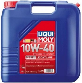 Олива моторна LIQUI MOLY Diesel Leichtlauf 10W-40 20л. (4100420013881) | Фото 1