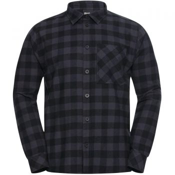 Сорочка чоловіча Jack Wolfskin Lite Flannel Shirt M XXL чорна (4064886564366) Сорочка чоловіча Jack Wolfskin Lite Flannel Shirt M XXL чорна (4064886564366) | Фото 1