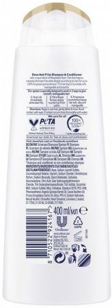 Шампунь DOVE Поживний догляд 400 мл (8710522924167) | Фото 2