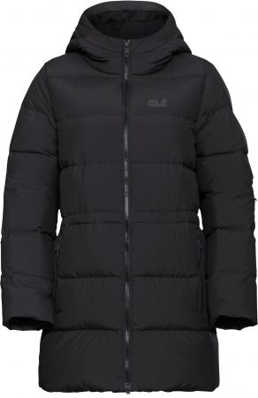 Пуховик жіночий Jack Wolfskin Frozen Palace Long Jkt W Rds A65096_6000 M чорний (4064886547086) | Фото 6