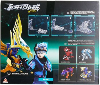 Ігровий набір Screechers Wild S5 L0.5 – Сан Хеллхаунд (запускник, машинка-трансформер) (EU686104B) | Фото 10