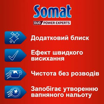 Купить средство для мытья посуды Somat Ополіскувач з ефектом швидкого висихання, 500 мл (9000101369267) | Фото 2