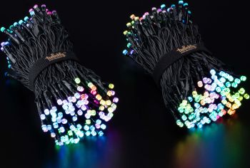 Гірлянда Smart LED Twinkly Wall RGBW 400, Gen II, IP44, 1.45м прозорий кабель (TWW400SPP-TEU) | Фото 5
