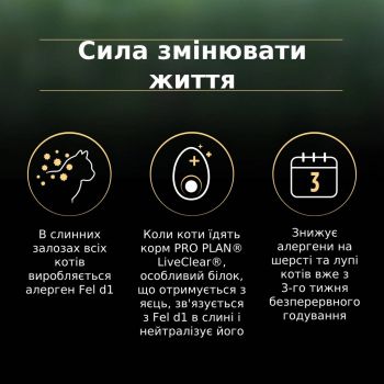 Сухий корм для дорослих кішок Purina Pro Plan LiveClear Sterilised з лососем, 1.4 кг (7613287232700) | Фото 9