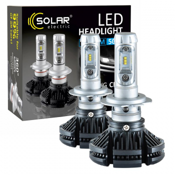 Лампа Solar LED H7 12/24V 6000Lm 50W ZES (8807) | Фото 1