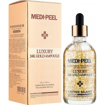 Сироватка для обличчя антивікова MEDI-PEEL Luxury 24K Gold із золотом 100мл (8809409343082) | Фото 1