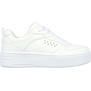 Кеди низькі для дівчаток Skechers Court High 310197L WHT 37 (5 US) білі (KK3435-50	) | Фото 2