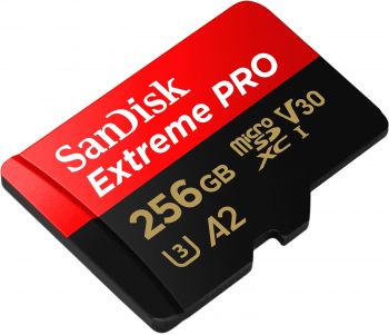 Карта пам`яті SANDISK microSDXC 256GB C10 UHS-I U3 Extreme Pro V30 + SD адаптер (SDSQXCD-256G-GN6MA) Карта пам`яті SANDISK microSDXC 256GB C10 UHS-I U3 Extreme Pro V30 + SD адаптер (SDSQXCD-256G-GN6MA) | Фото 2