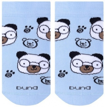 Шкарпетки дитячі Duna 27-30 1 пара світло-блакитні з принтом Ведмедики (4823094656276) | Фото 5