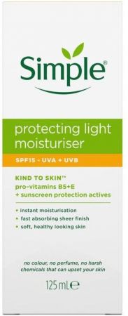 Крем захисний для обличчя Simple Kind To Skin Protecting Light Moisturizer SPF15 125 мл Крем захисний для обличчя Simple Kind To Skin Protecting Light Moisturizer SPF15 125 мл | Фото 4
