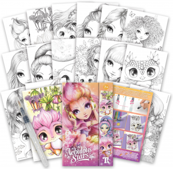 Набір для творчості Nebulous Stars – Розмальовка з Водою, Білі Листи: Візьми в Дорогу (11452) | Фото 10