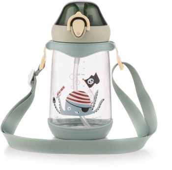 Купить термос и термокружку Пляшка для води ARDESTO Octopus дитяча 500 мл, зелена, пластик (AR2250PO) | Фото 4