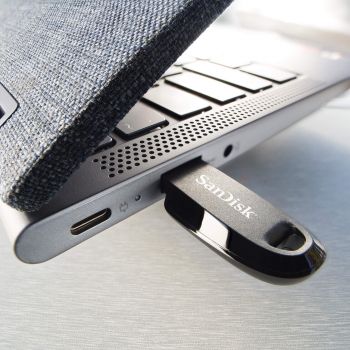 Купить USB флеш память SANDISK 64GB USB 3.2 Ultra Curve Black (SDCZ550-064G-G46) | Фото 6