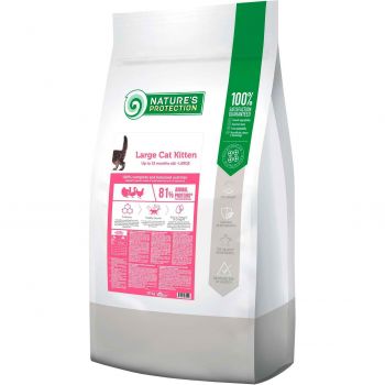Сухий корм для кошенят великих порід Nature's Protection Large cat Kitten 18кг (NPB46050) | Фото 1