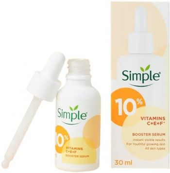 Сироватка для обличчя Simple Вітаміни C+E+F 30 мл (8720181157110) | Фото 3