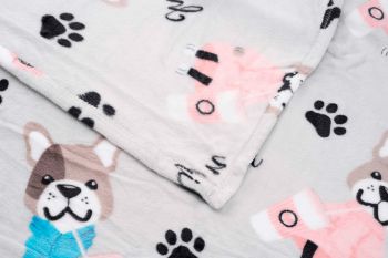 Плед Ardesto Flannel, 160х200 см, бульдоги (ART0112PB) Плед Ardesto Flannel, 160х200 см, бульдоги (ART0112PB) | Фото 5