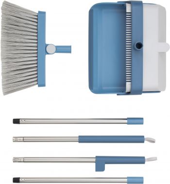 Набір для прибирання совок та щітка з довгою ручкою ARDESTO 79.2см, синій (ARHE1301B) | Фото 10