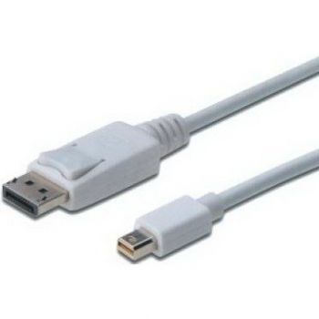 DIGITUS miniDisplayPort to DisplayPort (AM/AM) 3.0m White | Фото 1
