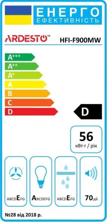 Вбудована витяжка ARDESTO HFI-F900MW Вбудована витяжка ARDESTO HFI-F900MW | Фото 1