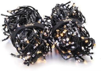 Гірлянда Twinkly Cluster AWW 400, BT+WiFi, Gen II, КАБЕЛЬ IP44 чорний (TWC400GOP-BEU) (ПУ) | Фото 6