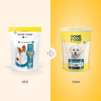 Для дорослих собак малих порід HOME FOOD Форель та рис гіпоалергенний 700г (4820235020293) Для дорослих собак малих порід HOME FOOD Форель та рис гіпоалергенний 700г (4820235020293) | Фото 6