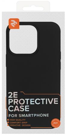 2Е для iPhone 13 Pro Liquid Silicone Black (2E-IPH-13PR-OCLS-BK) | Фото 3