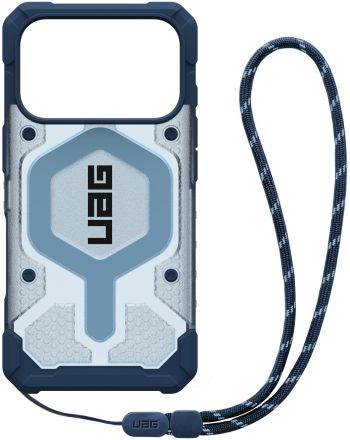 Чохол+ремінець UAG для APPLE iPhone 17 Pro Pathfinder Clear MagSafe Bundle Blues Lanyard | Фото 14
