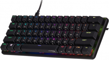 Ігрова клавіатура HyperX Alloy Origins 60 Red USB RGB ENG/UA, Black (4P5N4AA) Ігрова клавіатура HyperX Alloy Origins 60 Red USB RGB ENG/UA, Black (4P5N4AA) | Фото 5