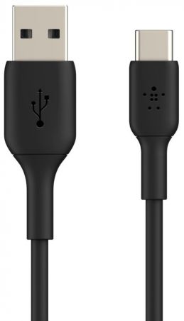 BELKIN USB-A - USB-С, PVC, 2m, black (CAB001BT2MBK) | Фото 2