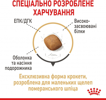 Сухий корм для собак породи Померанський шпіц Royal Canin Pomeranian Adult 1.5кг Сухий корм для собак породи Померанський шпіц Royal Canin Pomeranian Adult 1.5кг | Фото 5