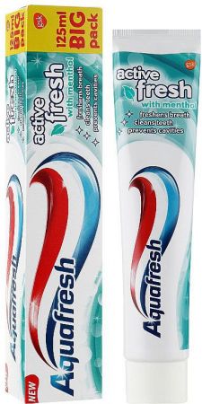 Зубна паста AQUAFRESH Заряд свіжості 125 мл (5054563087041) Зубна паста AQUAFRESH Заряд свіжості 125 мл (5054563087041) | Фото 2